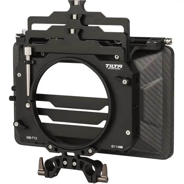 Tilta 4x5.65 Carbon Fiber Matte Box Med 3x faste 4x5,65 Filter rammmer 