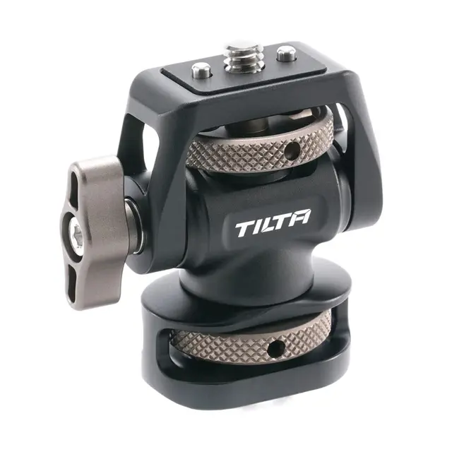 Tilta Accessory Mounting Bracket 1/4"-20 with Locating Pins. Black 