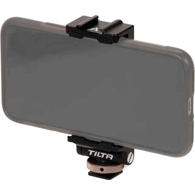 Tilta Adjustable Cold Shoe Phone Mount Phone mounting Bracket (Black) 