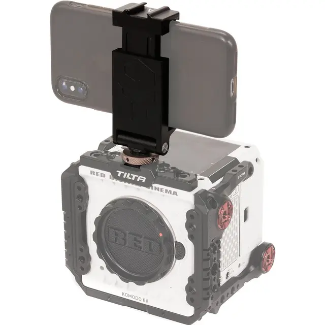 Tilta Adjustable Cold Shoe Phone Mount Phone mounting Bracket (Black) 