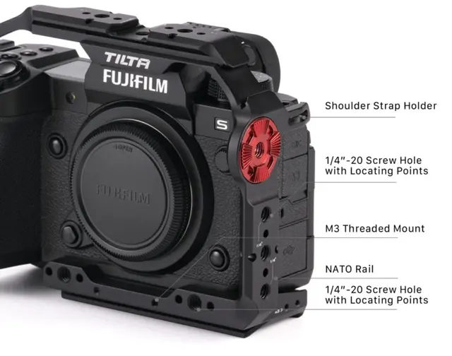 Tilta Camera Cage for Fujifilm X-H2S Basic Kit – Black