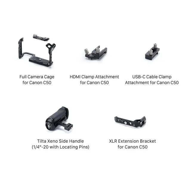 Tilta Camera Cage Base Kit for Canon C50 Black 