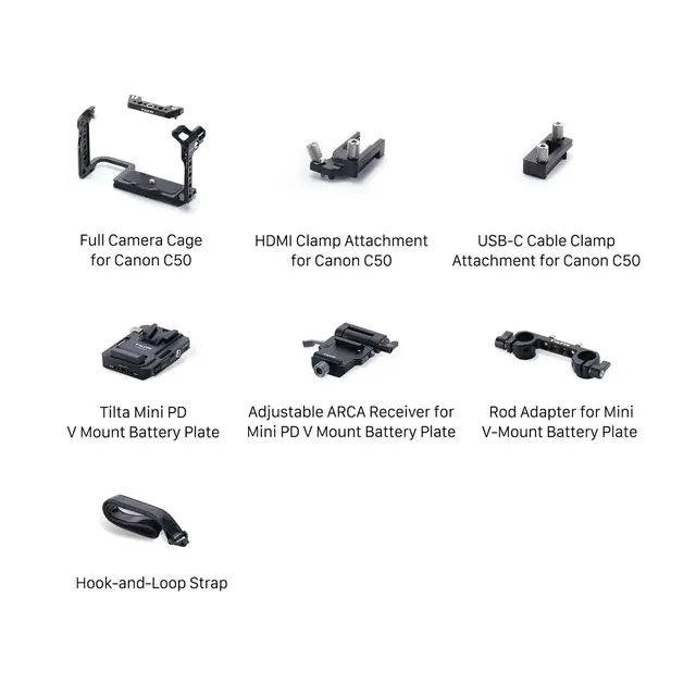 Tilta Camera Cage Pro Kit for Canon C50 Black 