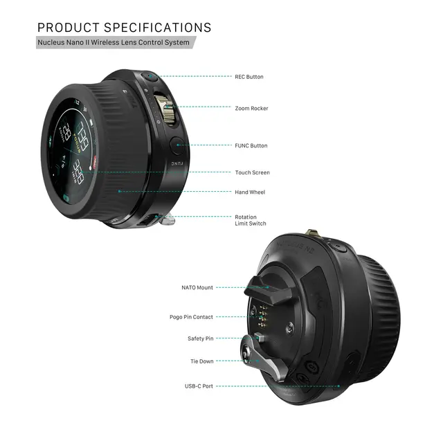 Tilta Nucleus Nano II Wireless Lens Control System 