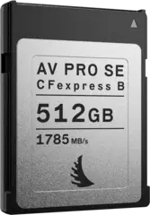 Angelbird AV PRO CFexpress SE 512GB CFe type B. 1785 / 850 MB/s