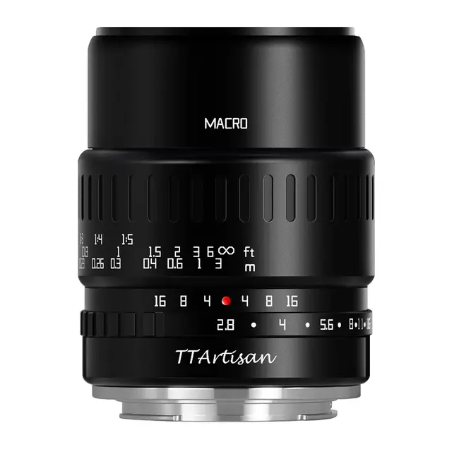 TTArtisan 40mm f/2.8 Macro RF-mount. APS-C. Sort 