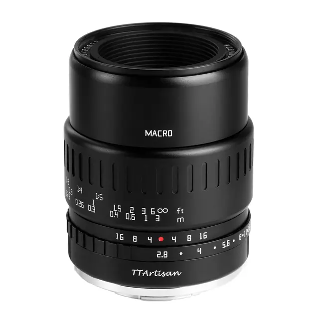 TTArtisan 40mm f/2.8 Macro RF-mount. APS-C. Sort 