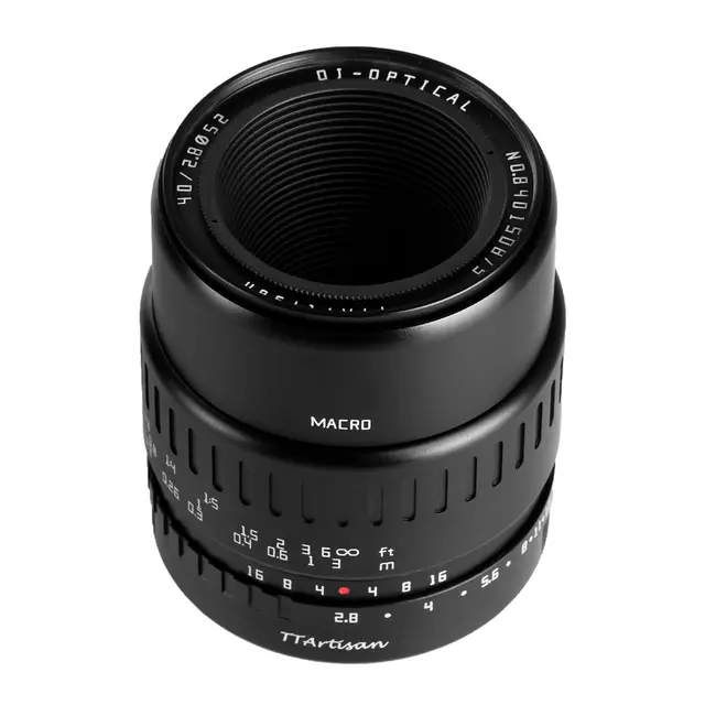 TTArtisan 40mm f/2.8 Macro RF-mount. APS-C. Sort 