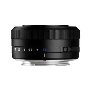 TTArtisan AF 27mm f/2.8 APS-C Black Fujifilm X-mount. Autofocus. Sort