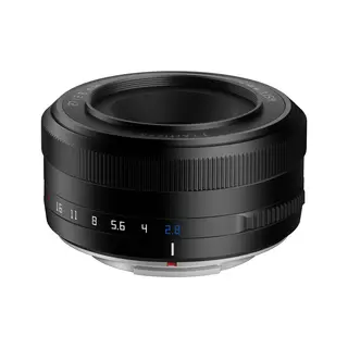 TTArtisan AF 27mm f/2.8 APS-C Black Fujifilm X-mount. Autofocus. Sort