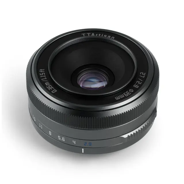 TTArtisan AF 27mm f/2.8 APS-C Titanium Fujifilm X-mount. Autofocus. Titanium 