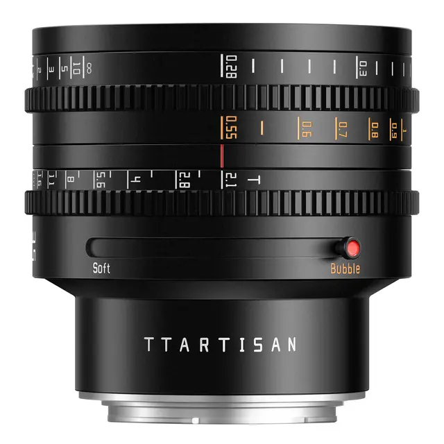 TTArtisan 35mm T2.1 Dual-Bokeh Cine Z Nikon Z-mount. Justerbar Bubble / Soft 