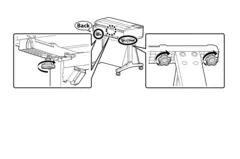 Epson festeskrue for Epson Printer Stand Tilbehør til Epson Printer Stand