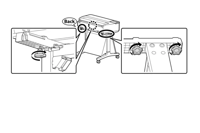 Epson festeskrue for Epson Printer Stand Tilbehør til Epson Printer Stand 