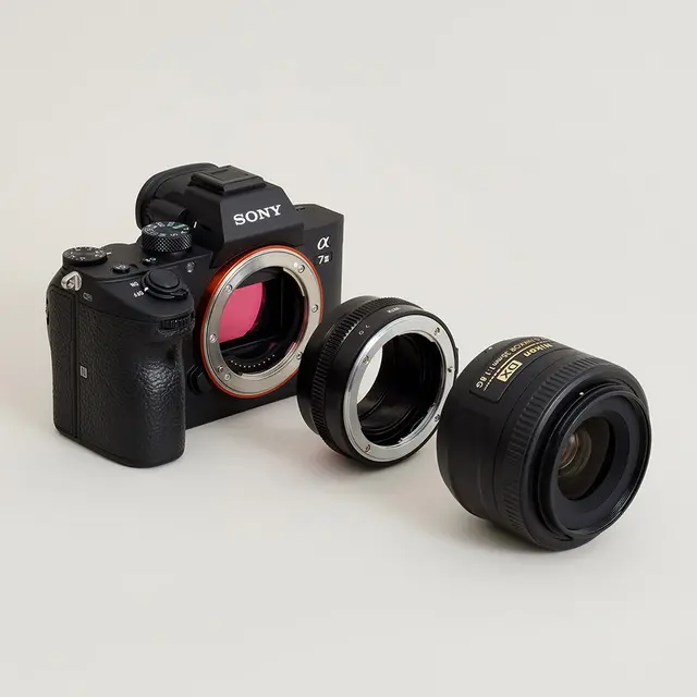 objekivadapter nikon f til sony fe