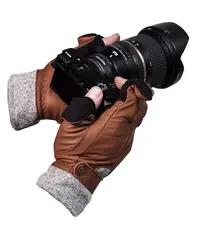 Vallerret Urbex Photography Glove Brown Størrelse: M