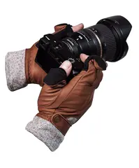 Vallerret Urbex Photography Glove Brown St&#248;rrelse: XS - XL