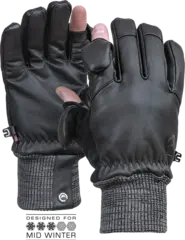 Vallerret Hatchet Leather Glove XS-XXL Photography Glove Black