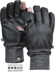 Vallerret Hatchet Leather Glove - XXL Photography Glove Black