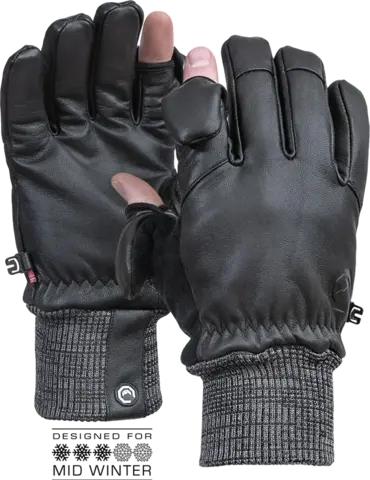 Vallerret Hatchet Leather Glove - XS Photography Glove Black