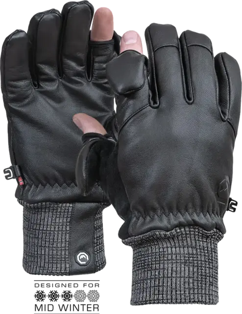 Vallerret Hatchet Leather Glove - XXL Photography Glove Black 