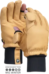 Vallerret Hatchet Leather Glove Sort eller natur XS-XXL