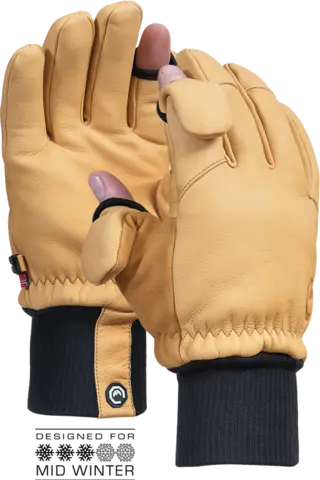 Vallerret Hatchet Leather Glove - S Photography Glove Natural