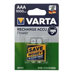 Varta 1000mAh AAA/R03/Micro 2 stk Professional Oppladbart batteri