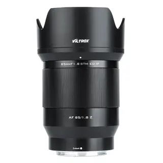 Viltrox 85mm f/1.8 AF Nikon Z-Mount St&#248;tter fullformat, &#248;ye-AF og EXIF data