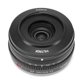 Viltrox AF 26mm f/2.8 EVO Sony E-Mount. Fullformat.