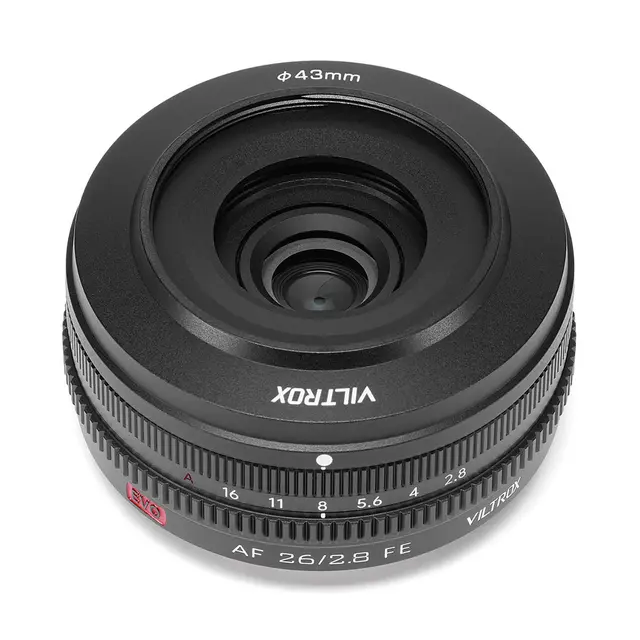Viltrox AF 26mm f/1.8 EVO Sony E-Mount. Fullformat. 