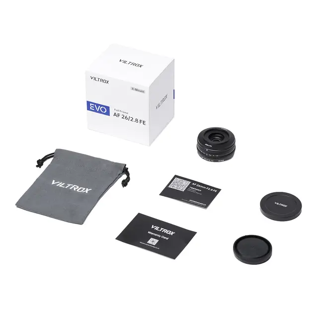 Viltrox AF 26mm f/1.8 EVO Sony E-Mount. Fullformat. 