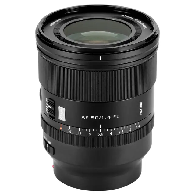 Viltrox AF 50mm f/1.4 Pro FE Sony E-Mount Fullformat. Ø77mm 