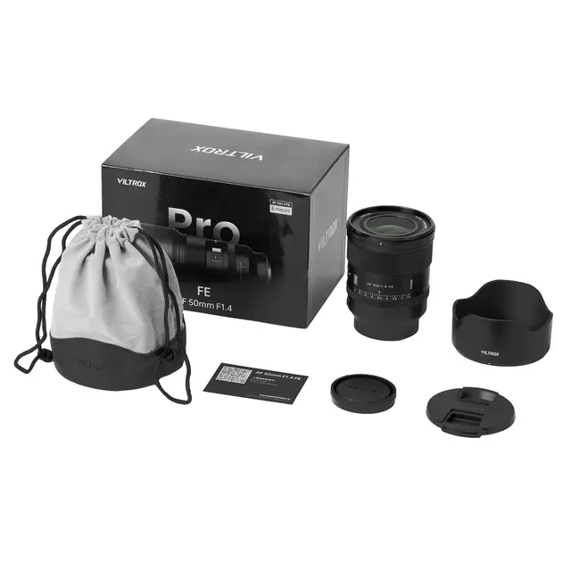 Viltrox AF 50mm f/1.4 Pro FE Sony E-Mount Fullformat. Ø77mm 