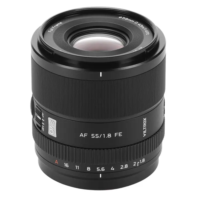 Viltrox AF 55mm f/1.8 EVO Sony E-Mount. Fullformat. 