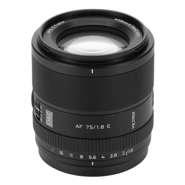 Viltrox AF 75mm f/1.8 EVO E Sony E-Mount. APS-C 