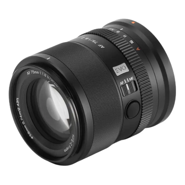 Viltrox AF 75mm f/1.8 EVO Z Nikon Z-Mount. APS-C 