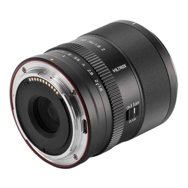 Viltrox AF 75mm f/1.8 EVO Z Nikon Z-Mount. APS-C 