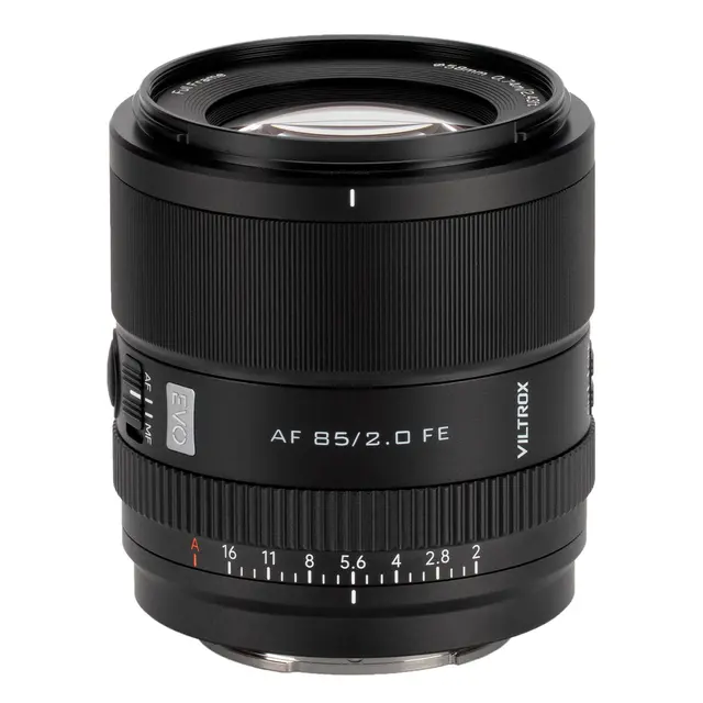 Viltrox AF 85mm F2.0 EVO FE Sony E-Mount Fullformat. Ø58mm 