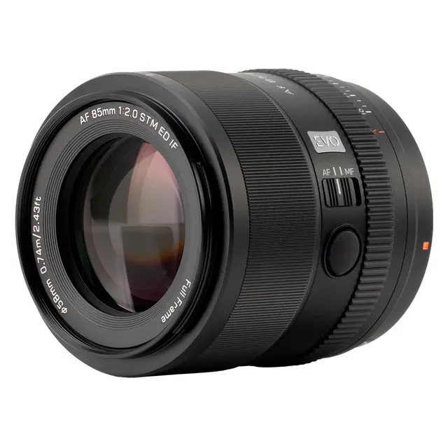 Viltrox AF 85mm F2.0 EVO FE Sony E-Mount Fullformat. Ø58mm 