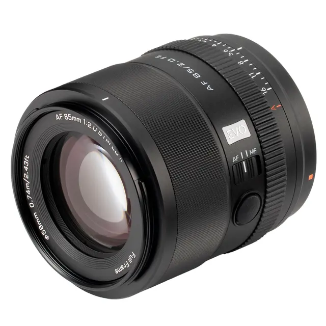 Viltrox AF 85mm F2.0 EVO FE Sony E-Mount Fullformat. Ø58mm 