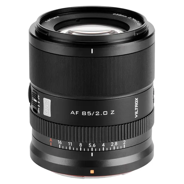 Viltrox AF 85mm f/2.0 EVO Z Nikon Z-Mount Fullformat. Ø58mm 
