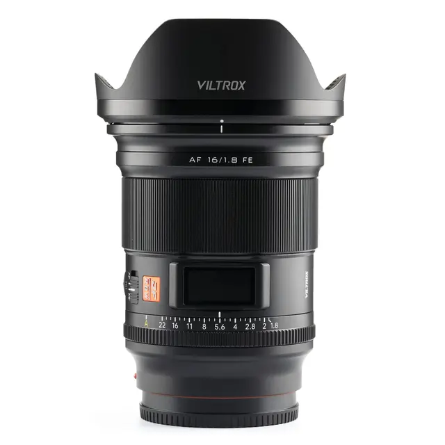 Viltrox AF 16mm f/1.8 Sony FE Lyssterk vidvinkel for Sony fullformat 