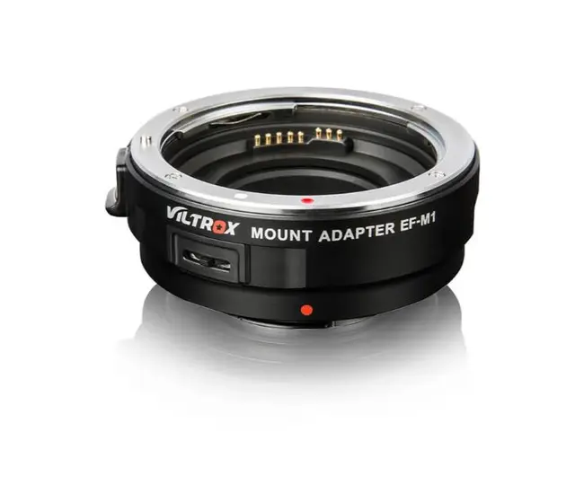 Viltrox EF-M1 AF EF to M43 Lens Adapter Micro Four Thirds kamera til Canon EF ob 