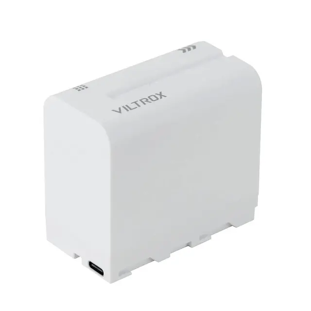 Viltrox NP-F970 L-serie Batteri 6600mAh USB-C ladeinngang 