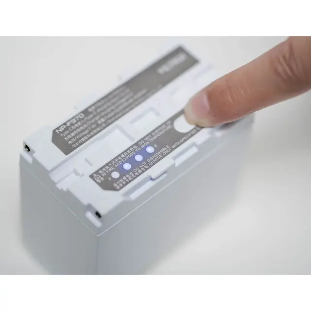 Viltrox NP-F970 L-serie Batteri 6600mAh USB-C ladeinngang 