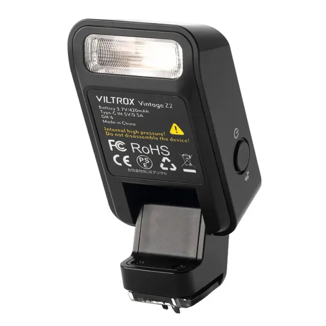 Viltrox Vintage Z2 Flash for Nikon Nikon. Kompakt TTL kamerablits 