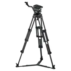 Vinten 3880-3 Two-Stage Aluminum Tripod Versine 360 Fluid Head + Ground Spreader