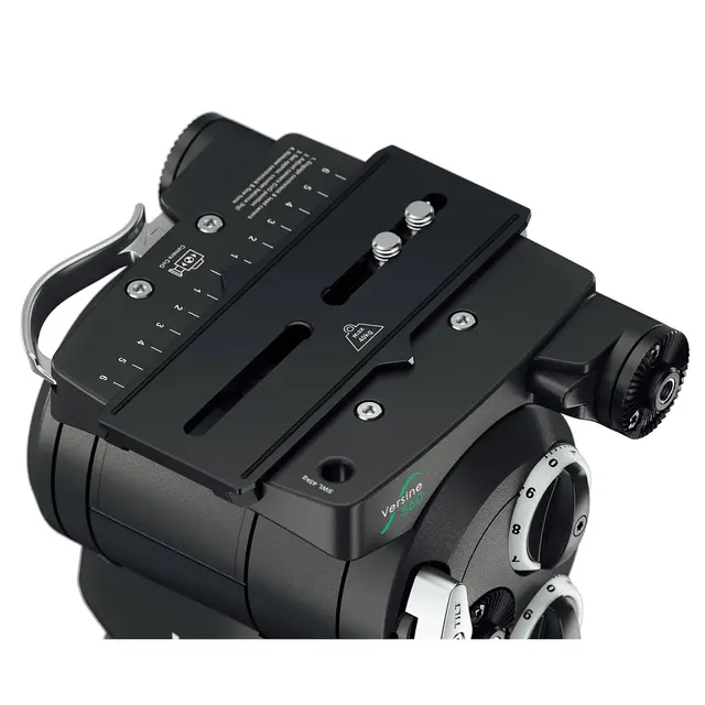 Vinten 3880-3 Two-Stage Aluminum Tripod Versine 360 Fluid Head + Ground Spreader 