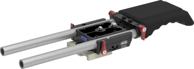 Vocas Run & Gun kit for Sony PXW-FX9 15 mm Universal baseplate med myk pute 